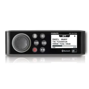 Fusion MS RA70NKT, pack radio con bluetooth y altavoces marinos 6"
