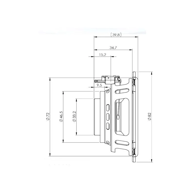 Gladen Audio PRO 80, Altavoces vías separadas 75mm. 110WMAX/70WRMS