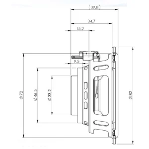 Gladen Audio PRO 80, Altavoces vías separadas 75mm. 110WMAX/70WRMS