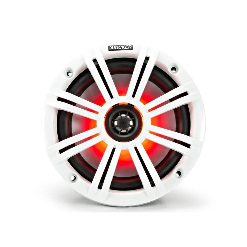 Kicker KA45KM654L Altavoces marinos LED 6.5", 195W potencia máxima