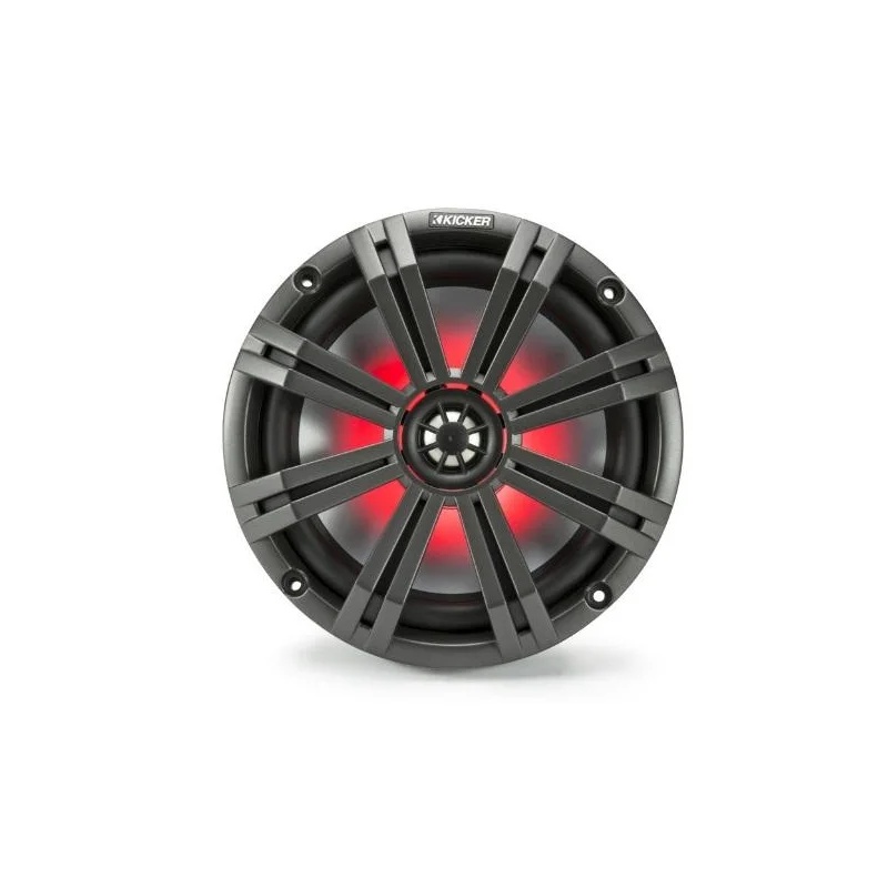 Kicker KA45KM84L Altavoces marinos LED 8", 300W potencia máxima
