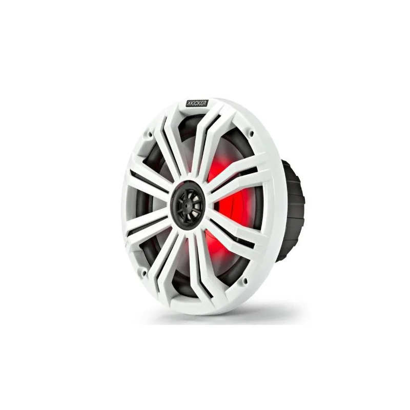 Kicker KA45KM84L Altavoces marinos LED 8", 300W potencia máxima