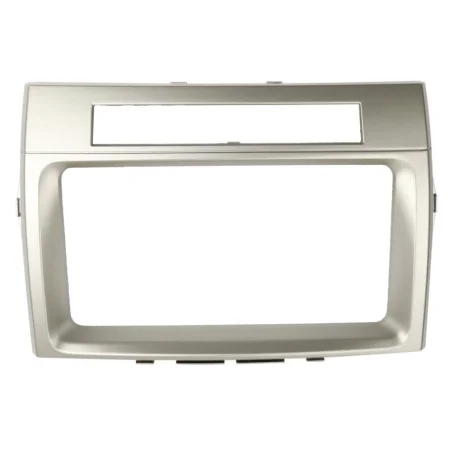 Marco radio Toyota Corolla Verso año 2005 2009, 2Din color plata