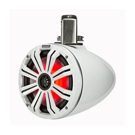 Kicker KA45KMTC8W, Altavoces marinos 8" para colgar. Blanco.