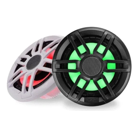 Pareja de altavoces marinos deportivos LED coaxiales, Fusion FL77SPGW