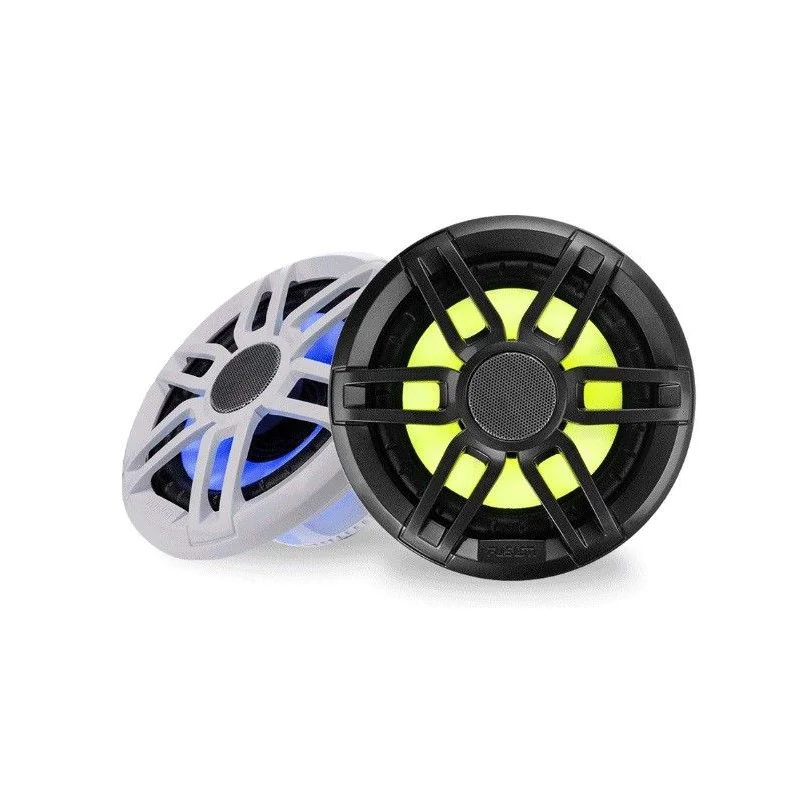 Pareja de altavoces marinos deportivos LED coaxiales, Fusion FL77SPGW