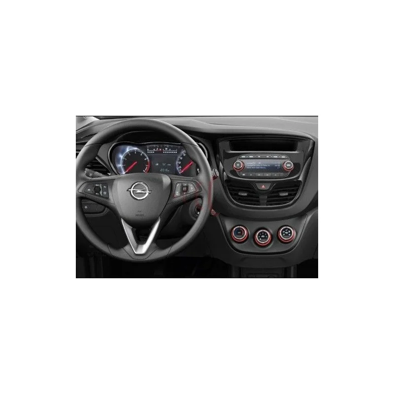 Radio Opel Karl, 3 barras entre salidas aire.