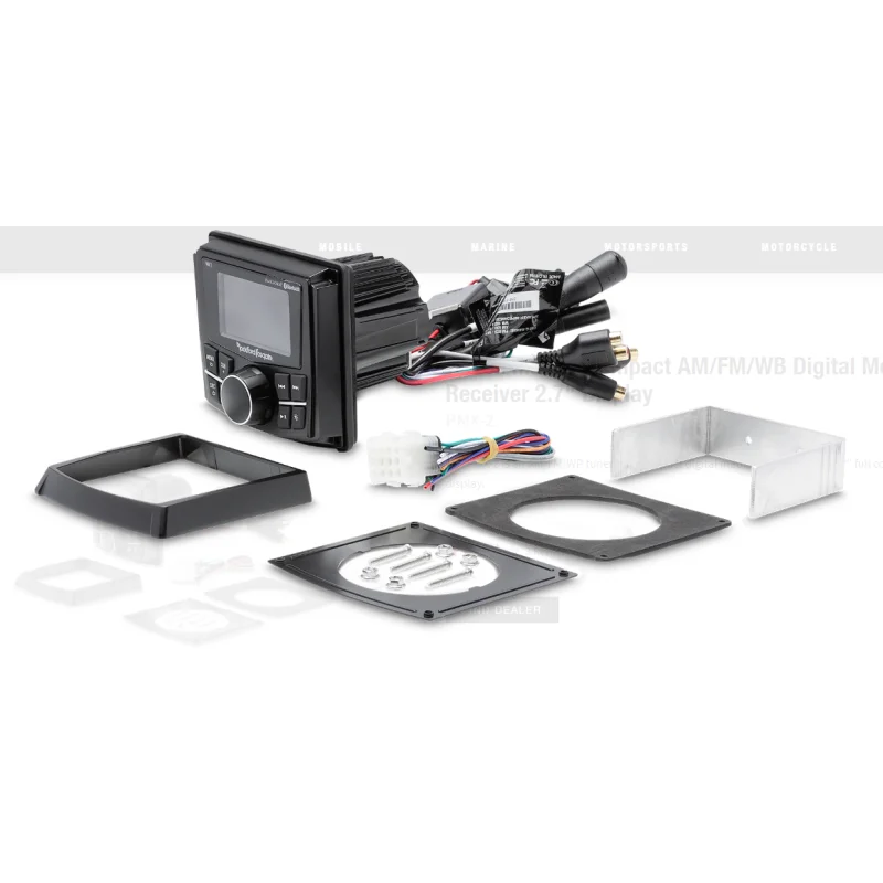 Rockford Fosgate PMX 2 radio marino con pantalla 2,7" en Radio Marino de Rockford Fosgate PMX 2 Rockford Fosgate PMX 2, radio 