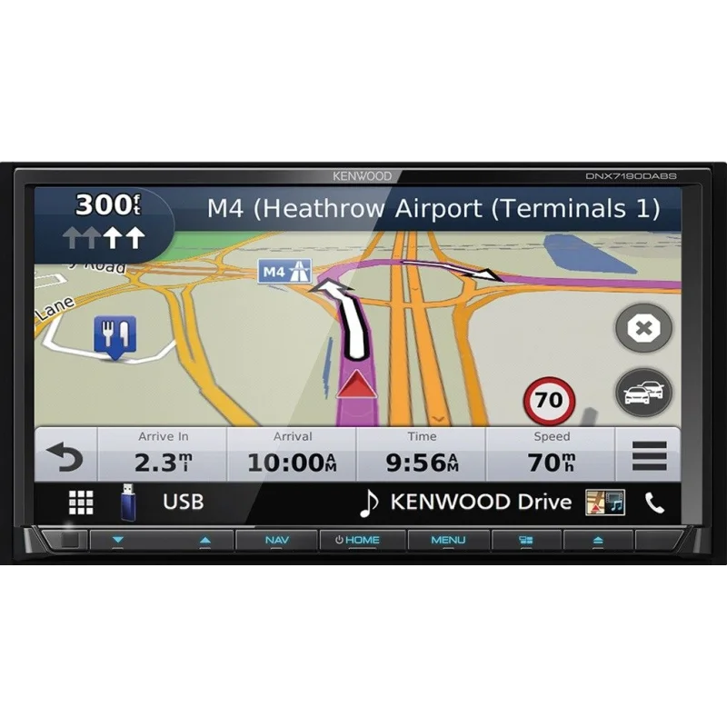 Kenwood DNX7190DABS, Radio navegador con Android Auto y CarPlay