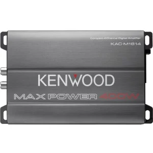 Amplificador 4 canales Kenwood KAC M1814, para radios de origen.