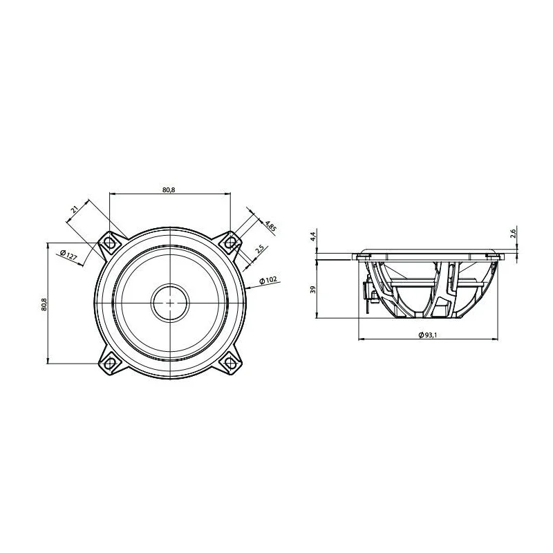 Focal ES100K, altavoces
