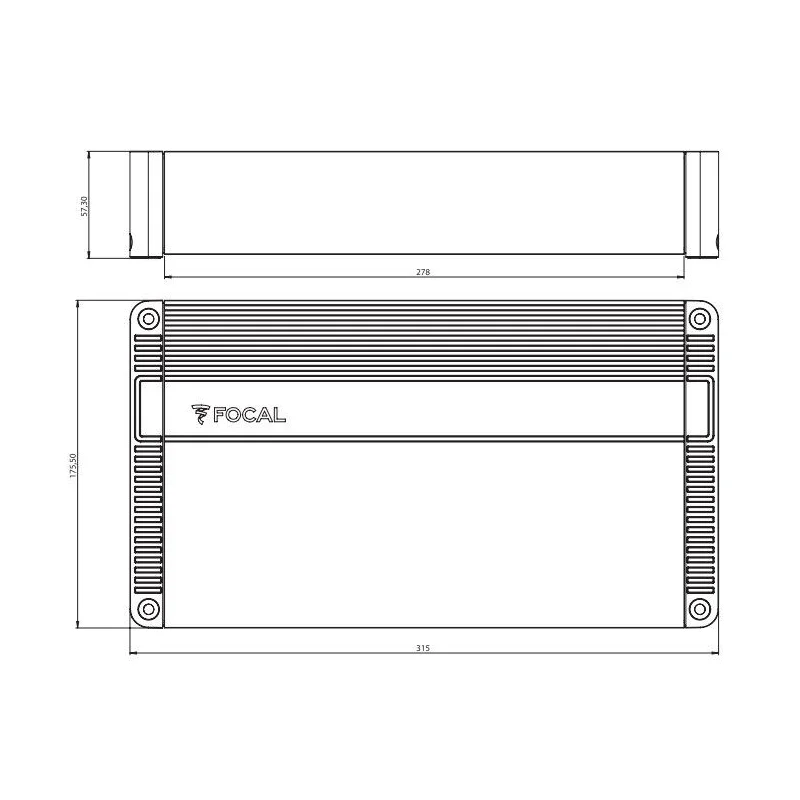 Focal Amplificador FPX4400 SQ