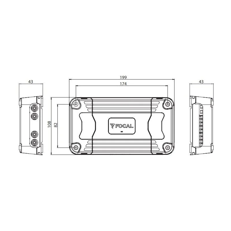 Amplificador Focal, FDX 4.350