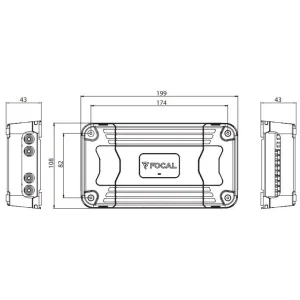 Amplificador Focal, FDX 4.350