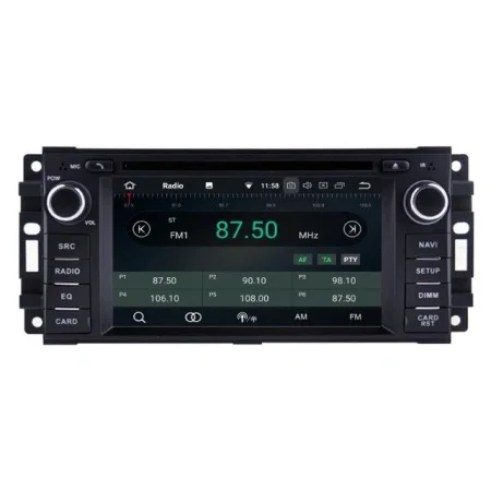 Radio navegador para Jeep, Dodge, Chrysler, con Android 14