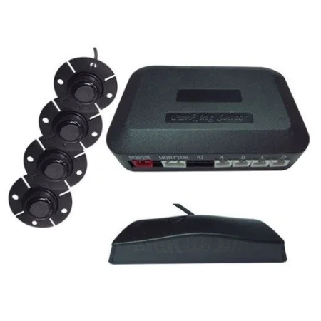Kit 4 sensores aparcamiento con pantalla LED, regulables