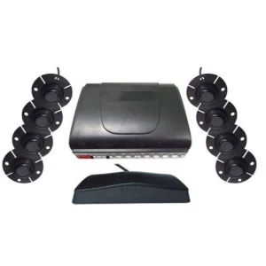 Kit 8 sensores aparcamiento con pantalla led, regulables