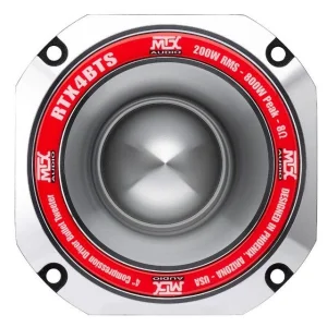Tweeter MTX RTX4BTS, alto rendimiento, tipo bala 4"