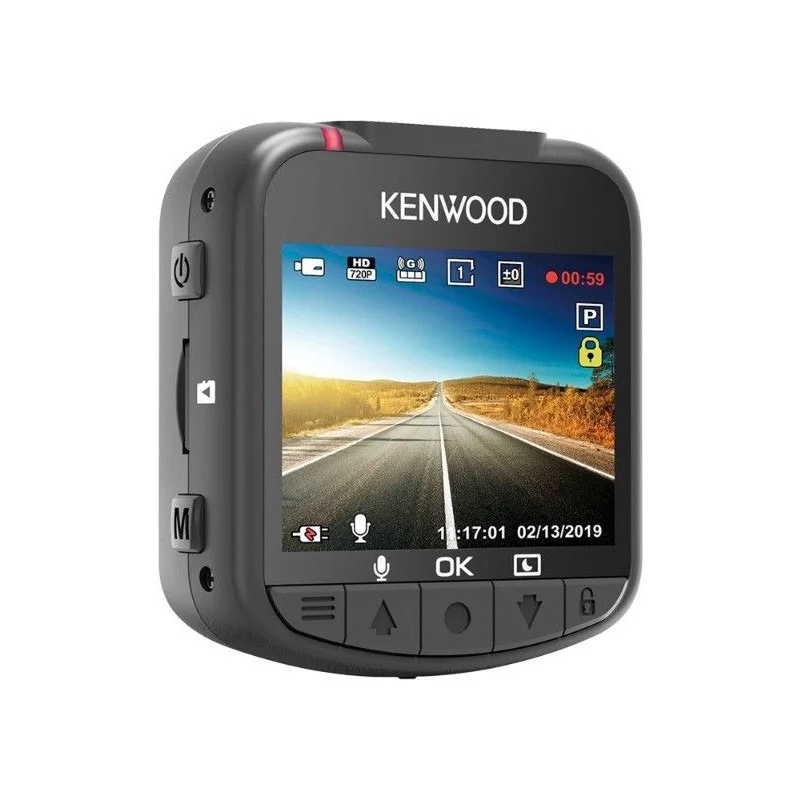 Cámara seguridad con pantalla 2" a color, Kenwood DRV A100