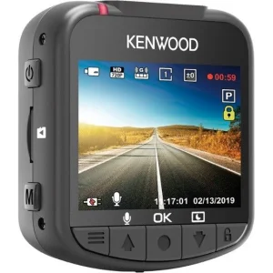 Cámara seguridad con pantalla 2" a color, Kenwood DRV A100