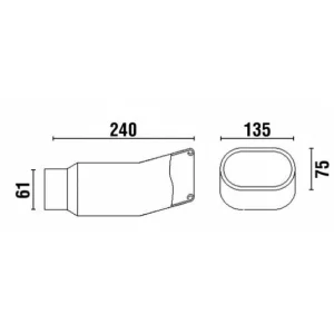 Medidas cola de escape ACT COL 0042