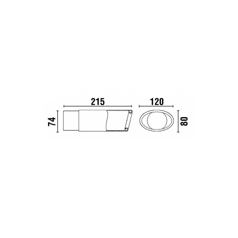 Cola escape universal en acero inox, ACT COL 6034