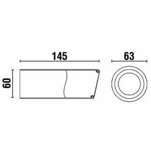 Cola escape universal en acero inox, ACT COL 6035