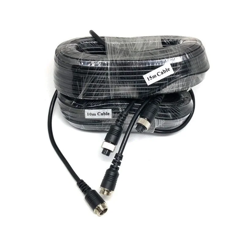 Kit instalación para trailer, gama LKTRUCK: 1 cable flexible de 3m, 1 base + cable 15m, 1 base + cable de 10m