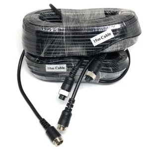 Kit instalación para trailer, gama LKTRUCK: 1 cable flexible de 3m, 1 base + cable 15m, 1 base + cable de 10m