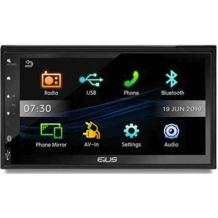 EVUS DD190R, Radio con pantalla 6,8", Bluetooth y USB