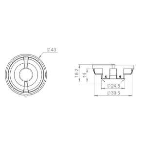 Altavoces 10cm para BMW y Mini, Focal IS BMW 100L, 2 vías separadas