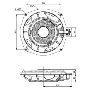 Focal, Subwoofer BMW y Mini, 8", bajo asiento delantero
