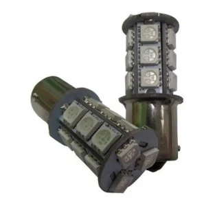 Bombilla de led BA15S, 1 polo centrada, color ambar, CAN BUS