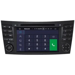 ​Radio navegador Mercedes Clase E W211, G W463, CLS W219, Android 12, pantalla táctil 7"