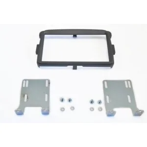 Marco radio Dacia Sandero, Docker, 2012 2013 Renault Captur, 2DIN, gris oscuro