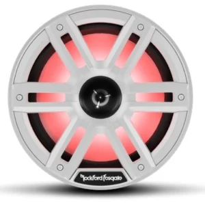 Rockford Fosgate M2 8H, Altavoces marinos 8" (20cm) con LED de colores, acabado en blanco