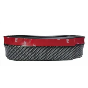 Lip Spoiler universal Carbono para coche, goma adhesiva