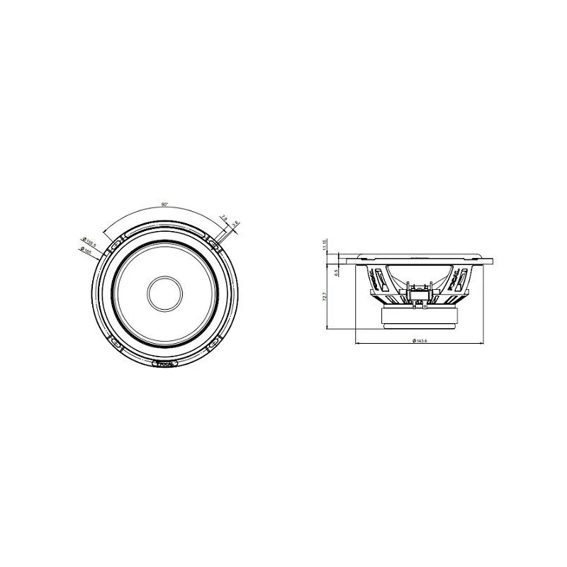 Altavoces Focal PS165FE, 6,5", vías separadas en Altavoces vías separadas de Focal PS165FE Altavoces 16.5cm, 2 vías, Focal PS1