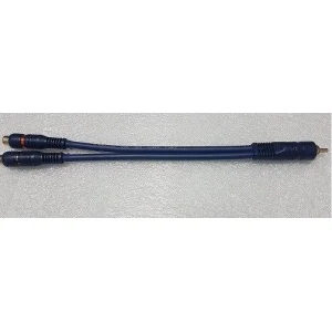 Derivador RCA 2 hembras 1 macho, azul
