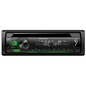 Pioneer DEH S120UBG, Radio con CD y USB, verde
