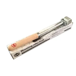 Rodillo profesional metálico dentado 30mm para facilitar instalación insonorización, STP Roller Profi. Manija 26 cm