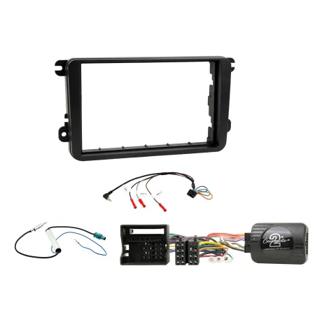 Kit instalación radio Volkswagen Golf, Touran, Passat, Polo, Scirocco, TRansporter, Eos.