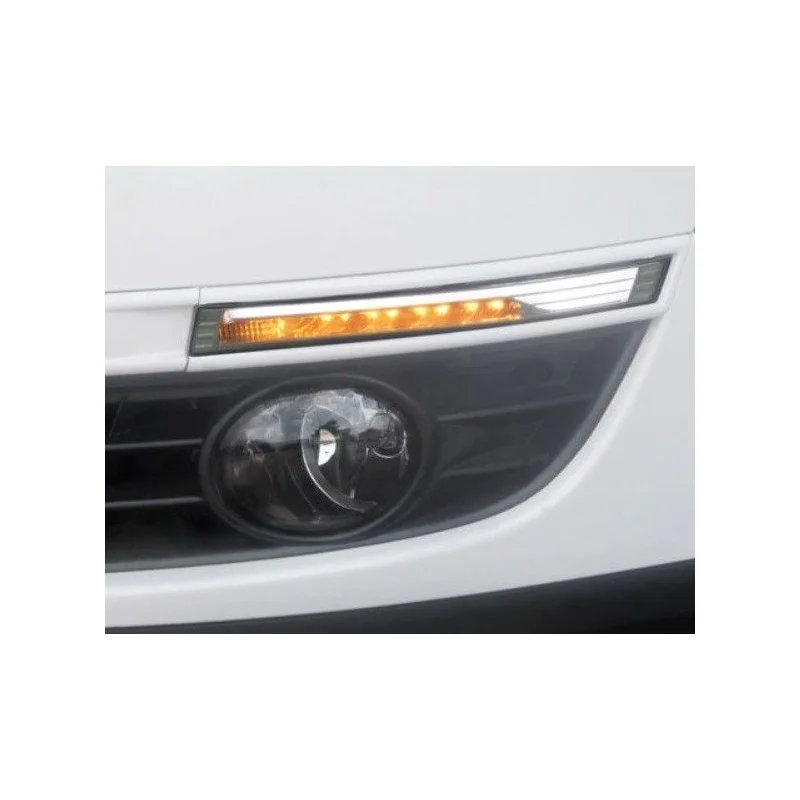 Intermitentes led dinámicos, VW Passat 3C B6 con luz de población led. Acabado en negro ahumado
