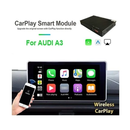 Carplay Wireless y Android Auto para Audi A3, 2014 2018