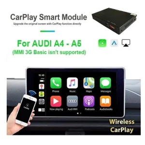 Carplay y Android Auto, Audi A4, A5, Q5, 2010 2019