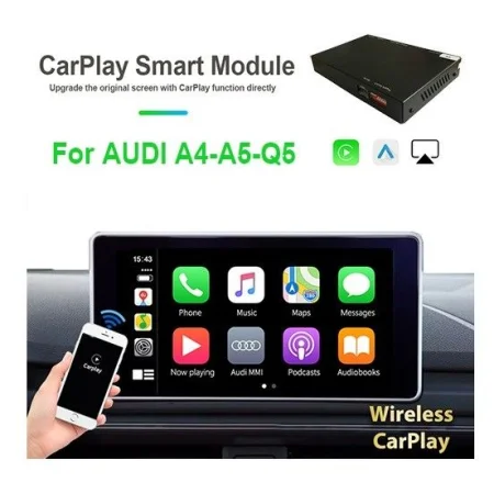Carplay inalámbrico y Android Auto, Audi A4, A5, Q5, anterior a 2018