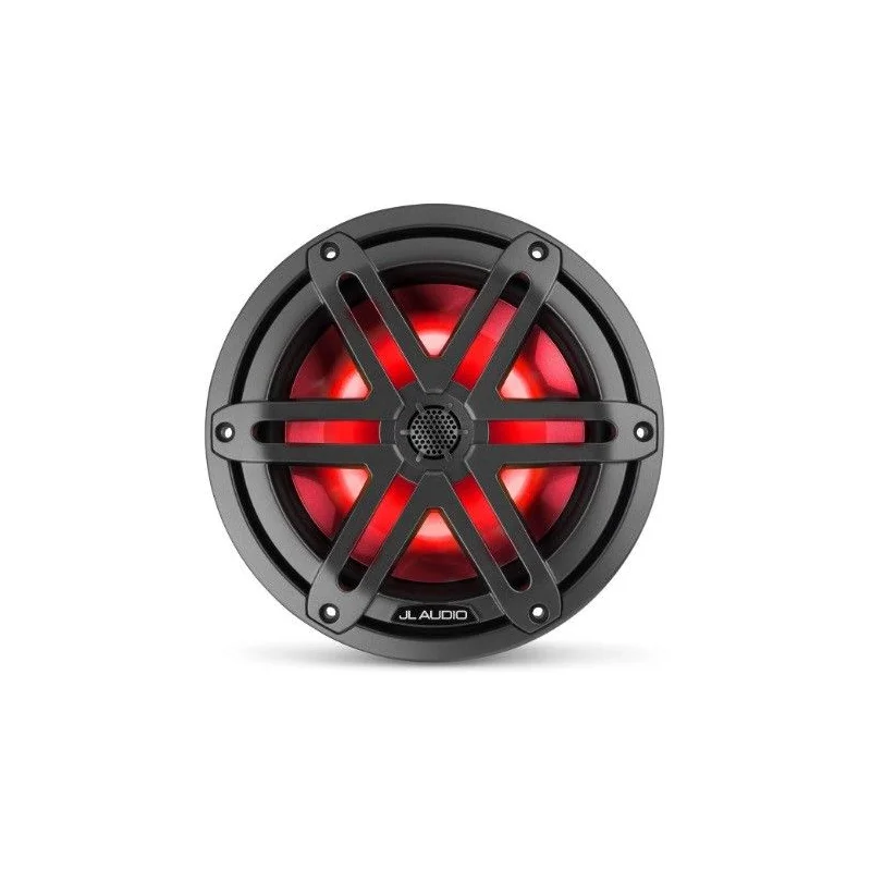 JL Audio M3 770X S Gm i Altavoces marinos 7,7" (196mm) con iluminación LED, gris metalizado