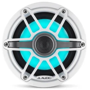 JL Audio M6 650X S GwGw i Altavoces marinos 6,5" con luz LED, rejilla blanca