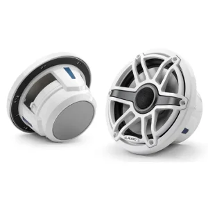 JL Audio M6 770X S GwGw, Altavoces marinos 7,7", rejilla deportiva blanco brillante