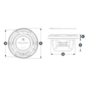 JL Audio M6 770X S GwGw, Altavoces marinos 7,7"